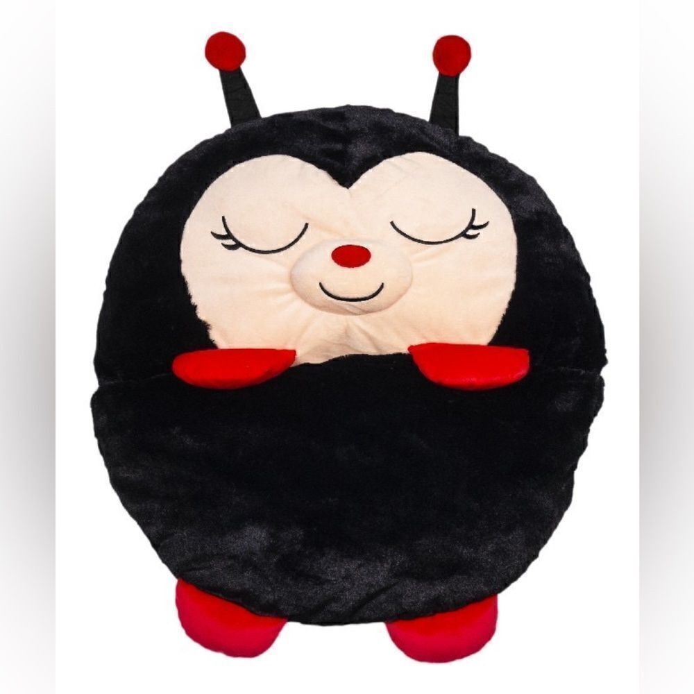 🛏️💤 Smaller Happy Napper – Ladybug Plush Sleepytime Pal 🐞❤️